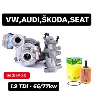 Turbo GARRETT 1.9 TDi - 66kw / 77kw