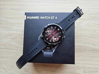 Huawei Watch GT4 46mm black, top, zaruka NAY