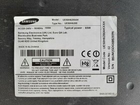 Náhradné diely na TV SAMSUNG UE50H6200AK