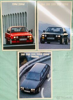 BMW E30 prospekty