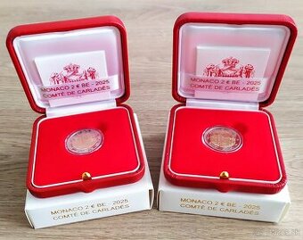 2 € 2€ pamätná minca Monaco MONAKO 2025 proof