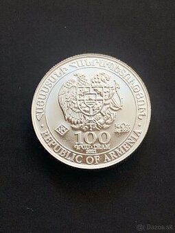 100 DRAM 1/4 oz Noemova archa 2021 Ag 999