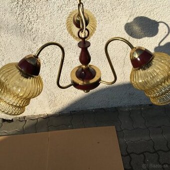 2ks Retro Luster a Nastenna Lampa DRUKOV Vintage