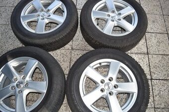 Dezent hliníkové disky R16 a zimné gumy 215/60 R16 Semperit