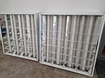 Kancelárske stropové svetla 60x60cm, trubicové