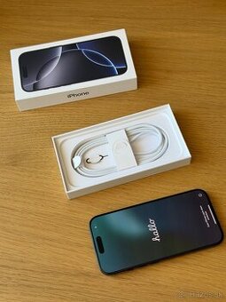  Apple iPhone 16 Pro 256 GB – Black Titanium – 100 % stav
