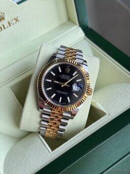 Hodinky Rolex DateJust 41 Full set box, Top stav Zlato/Ocel