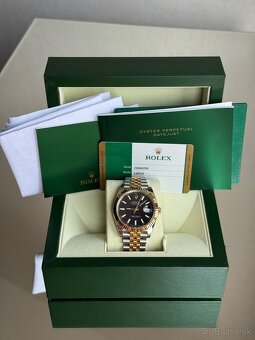 Hodinky Rolex DateJust 41 Full set box, Top stav Zlato/Ocel