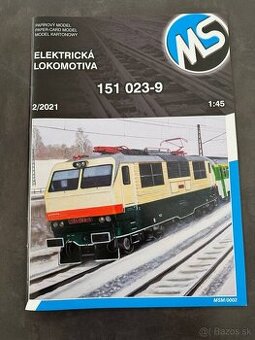 1:25 Elektrická lokomotíva rady 151 ČD