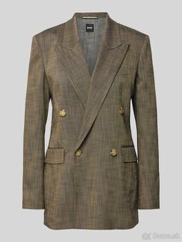 dvojradové zelené sako - 34 - Boss - nové