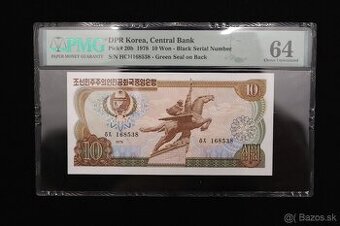 Zalisované Unc bankovky s certifikátom PMG