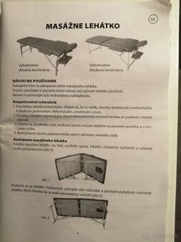 Masážne lehátko
