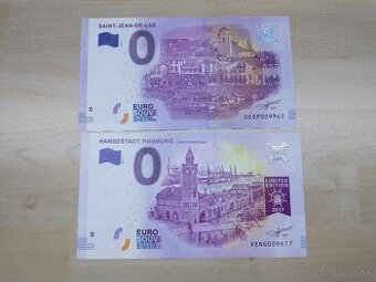 0€ bankovky zahraničné