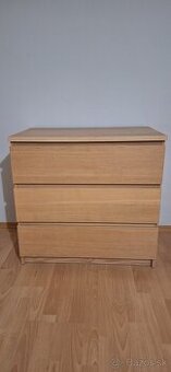Praktická komoda s 3 zásuvkami (IKEA-Malm)