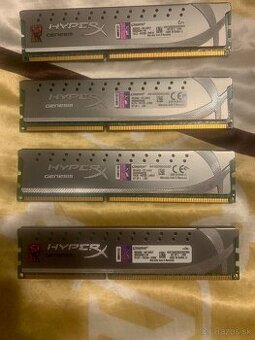Predám RAM HyperX Genesis 4GB DDR3 1600MHz