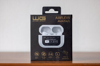WG AIRFLEX 9 avatar bluetooth slúchadlá do uší = NOVÉ
