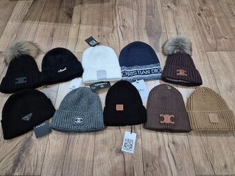 Nové čiapky na zimu teplé