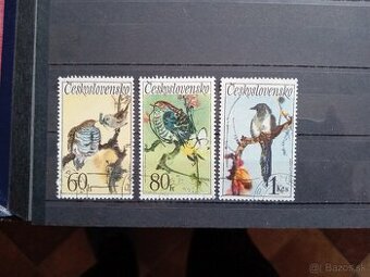 Poštové známky č.733 - Československo - vtáci