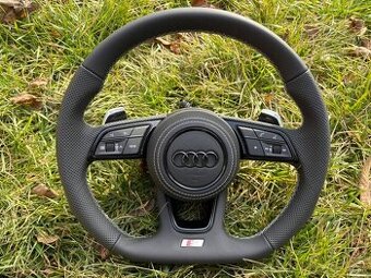 -ŠPORTOVY AUDI VOLANT + PADLA + AIRBAG s logom S