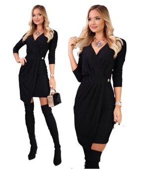 Nové krátke spoločenské šaty v.L