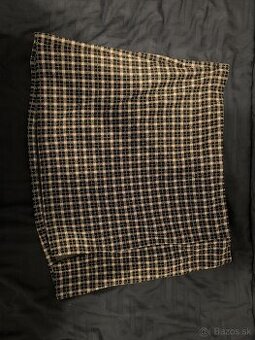 👗 Dámska krátka károvaná sukňa H&M – veľkosť XL