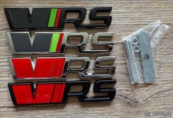 VRS Znaky, RS nápis kapota a kufor