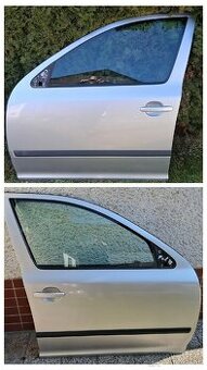 Predné dvere Škoda Octavia 2 strieborné 9102