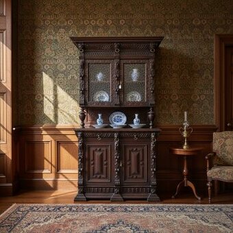 Starožitný příborník Mechelen