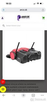 Zametací Stroj Worcraft HPS-650, Mechanická Metla, S Objemom