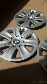 Plechové disky 16" + puklice BMW