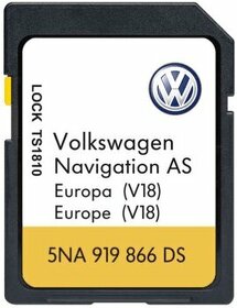 Mapy VW , SEAT , ŠKODA ,V18 2024 celá európa