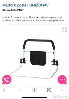 Madlo k posteli UNIZDRAV