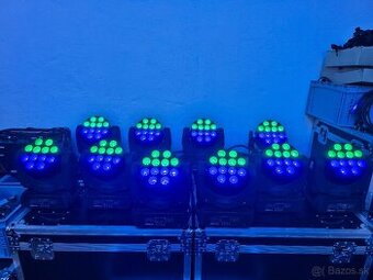 LED Beam Pixel 12x12W RGBW 11ks 2x case