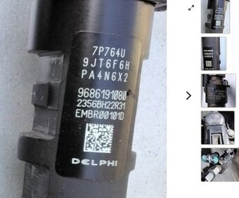 trysky 2.0 Hdi 9686191080, EMBR00101D predám TRYSKY 2.2 HDI