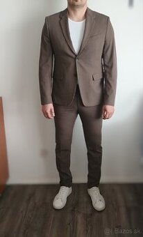 Pánsky oblek ZARA veľ. 52 L
