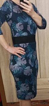 Dámske šaty listy l/xl
