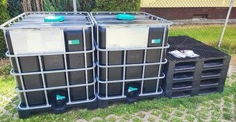Ponuka čierne 1000L ibc kontajnery/sudy z potravín
