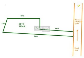 HALO reality - Predaj, pozemok pre rodinný dom   723 m2 Hani