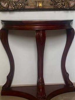 Starožitný konzolový stolík z masívu