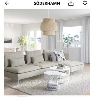 AKTUÁLNE ZNÍŽENÁ CENA ikea SODERHAMN 4 pohovka