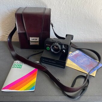 POLAROID 3000 LAND CAMERA + tvrdé kožené puzdro SACAR