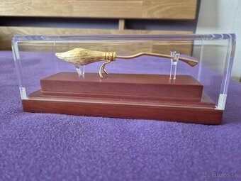 zlato striebro minca proof Harry Potter nimbus 2000 3D
