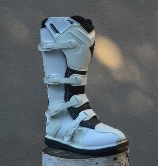 SHOT boty čižmy biele X10 - 1