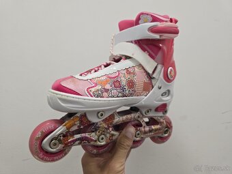 Detske korcule worker s helmou, ruksakom a chranicmi