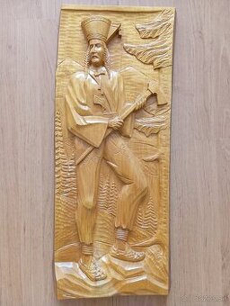 Predám vyrezávaný obraz Jánošíka