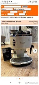 delonghi nefunkčný aj iný