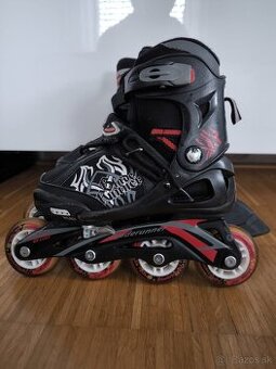 Kvalitné kolieskové nastaviteľné korčule Rollerblade vel. 28