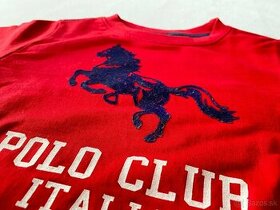 Červená mikina Polo Club - 1