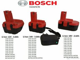 Li-Ion baterka - 3.0Ah - pre náradie Bosch