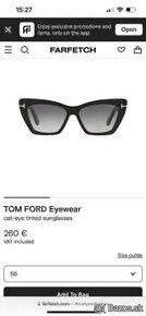 Tom Ford slnecne okuliare original